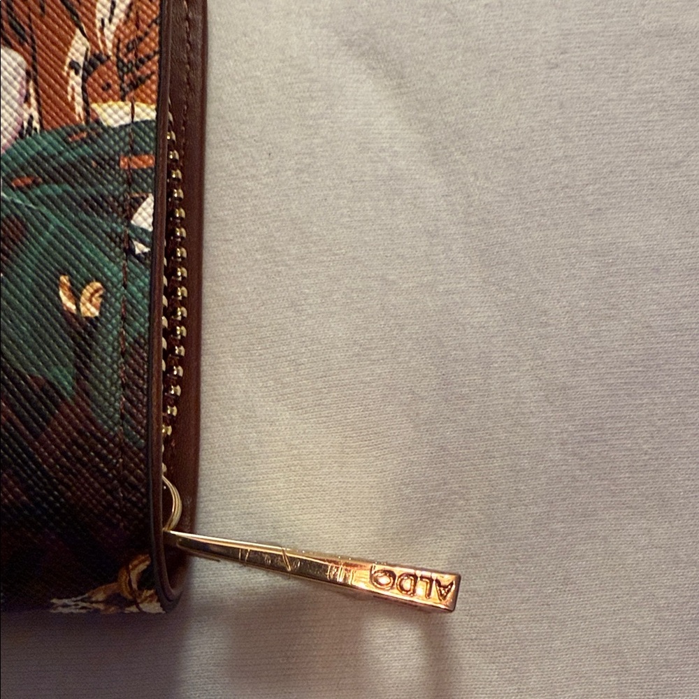 Floral and Tiger Print Women's Wallet - Picture 4 of 4